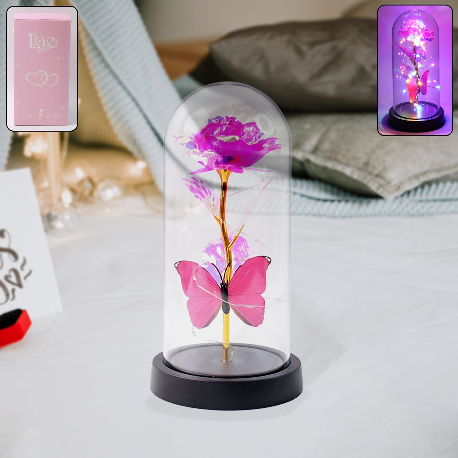 Gift Glow Eternal Rose Dome Gift Glow Eternal Rose Dome